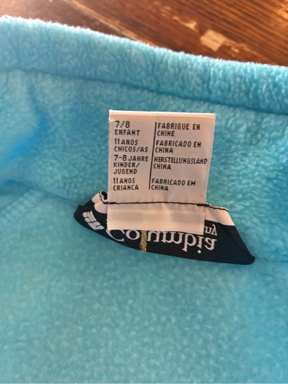 Colombia Girl's Sweater Lot Set Blue Winter Snow Fleece Youth Small Size 7-8